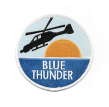 Blue Thunder Movie and TV Series Logo Embroidered Shoulder Patch NEW UNUSED - £6.21 GBP
