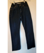 Levis 511 Jeans Boys 10 Reg 25 x 25 Blue Dark Wash Slim Fit Adjustable W... - £12.71 GBP