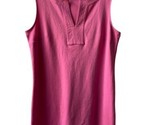NY &amp; Company Sheath Dress Size M  Womens Pink V Sleeveless Knee Length - $15.15