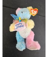 Ty Attic Treasures - Surprise! the Birthday Bear - (2000, Retired) MWMT - $9.85