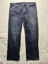 Levi’s Jeans Men’s Size 36x30 Blue 505 Regular Fit Straight Fit Stretch ... - $16.00