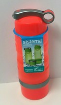 SISTEMA FUSION SPORTS BOTTLE 615ML(RED) PHTHALATE&amp;BPA FREE, FREE SHIPPING - £20.11 GBP