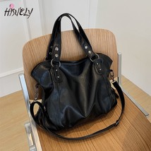 2022 Big Black Green Shoulder Bags for Women Large Capacity Hobo Shopper Bag Qua - £36.25 GBP