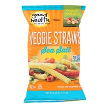 Good Health Non-GMO Gluten Free Sea Salt Veggie Straws, 3-Pack 6.25 oz. ... - $28.66