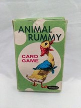 Vintage 1960s Whitman Animal Rummy Card Game Complete - £46.45 GBP