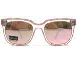 Kensie Sunglasses good vibes PK Clear Pink Square Frames with Mirrored L... - £33.56 GBP