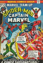 Marvel Team Up #16 ORIGINAL Vintage 1973 Spiderman Captain Marvel 1st Basilisk - £23.52 GBP