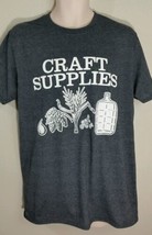 Craft Beer Micro Brew Craft Supplies Barley Water Hops Shirt L XL Funny Saying - £15.72 GBP