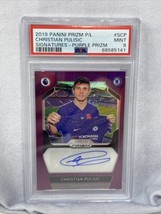 2019-20 Panini Prizm Premier Christian Pulisic USA Auto Purple /99 PSA 9 MINT - $210.17