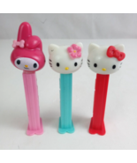 Lot of 3 Sanrio Hello Kitty Pez Dispensers 2 Different Hello Kitty &amp; My ... - €8,67 EUR