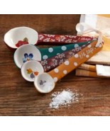 Pioneer Woman ~ Set of Four (4) Measuring Spoons ~ HARVEST Pattern ~ Sto... - $34.17 CAD