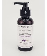 Scentuals Natural Massage Body Oil Calming Lavender Avocado Oil 4.23 oz ... - $317.76 MXN