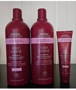 Aveda Color Control  RICH Shampoo &Conditioner  33.8oz +Leave-in Treatment 3.4oz - $196.05 CAD