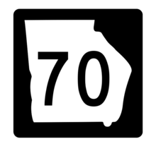 Georgia State Route 70 Sticker R3616 Highway Sign - $1.45+