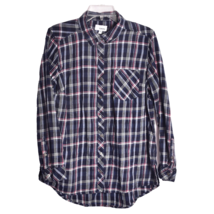 Sonoma Flannel Long Sleeve Women&#39;s Button Up Top Size Large - $15.65