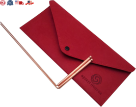 99% Copper Dowsing Rods Uncover the Hidden with 2PCS Divining Rods &amp; Bag New - £18.91 GBP