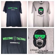 Sounders Men’s Sz XL Soccer / Football F2 FC2 T-Shirt Cheney Stadium Gra... - $17.81