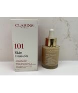 Clarins Skin Illusion Natural Hydrating Foundation #101 Linen SPF 15 NIB... - €17,89 EUR