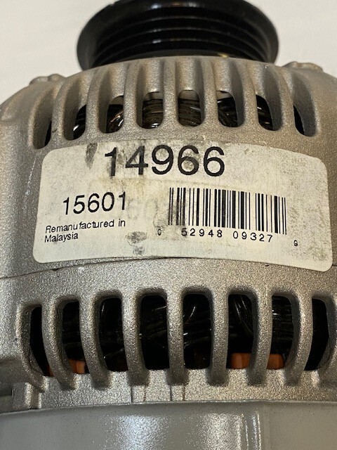Reman Alternator 14966, 15601  Item image 2