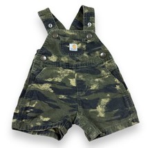Carhartt Baby Infant Boys Camo Bib Overalls Shorts Hunting Shortalls Sna... - $14.36