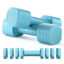 Adjustable Dumbbell Set Of 2, 4 In 1 Free Weights Dumbbells Set For Wome... - £58.06 GBP