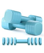 Adjustable Dumbbell Set Of 2, 4 In 1 Free Weights Dumbbells Set For Wome... - £58.20 GBP