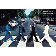 Beatles Poster Abby Road Album Cover The 22 inches by 33 inches - £7.02 GBP