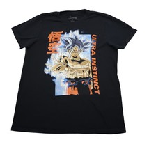 Dragon Ball Z Shirt Mens L Black Crew Neck Short Sleeve Graphic Print Tee - £12.31 GBP