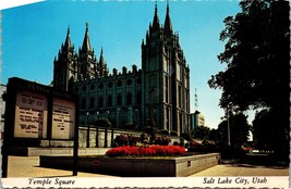 Temple Square Salt Lake City Utah Postcard PC145 - £3.98 GBP