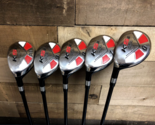USED Left Handed Majek K5 Golf Senior Men&#39;s Partial Hybrid Set #6-PW 440... - $352.75