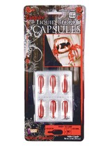 Forum Novelties - Adults Blood Liquid/Capsules - Red - 6 Capsules - Vampire - £7.09 GBP