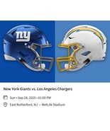 NY Giants vs Los Angeles Chargers - Sept 28, 2025 (Sun) 100 Level Seats ... - $8,448.10 MXN