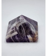 Dream Amethyst Pyramid, Hand Card Polished Crystal Pyramid, Crystal Energy - £19.62 GBP