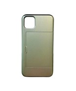 iPhone 11 Pro MAX 6.5&quot; Olive Green Protective Case w Sliding Door Card H... - £9.08 GBP