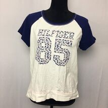Tommy Hilfiger Shortsleeve Swoop Neck Graphic Tee Ladies M Women - $11.57