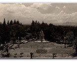 RPPC Chapultepec Castle Statue Mexico City Mexico Postcard O16 - $4.90