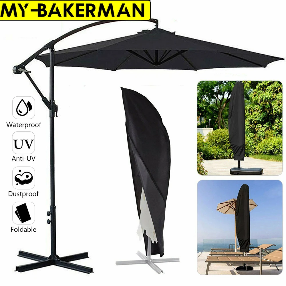 183-280cm Outdoor Patio Umbrella Waterproof Protective Cover with Zipper... - $17.99+