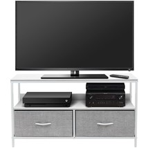 Sorbus TV Stand Dresser with 2 Faux Wood Drawers - Television Riser Chest with S - £95.45 GBP