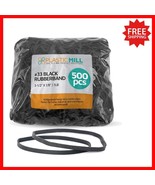 Versatile 500-Count Black Rubber Bands - Ideal for Home, Crafts &amp; Office... - $660.61 MXN