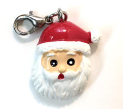 Clip on Charm Christmas Holiday Cute Santa Claus for Bracelet - £5.50 GBP