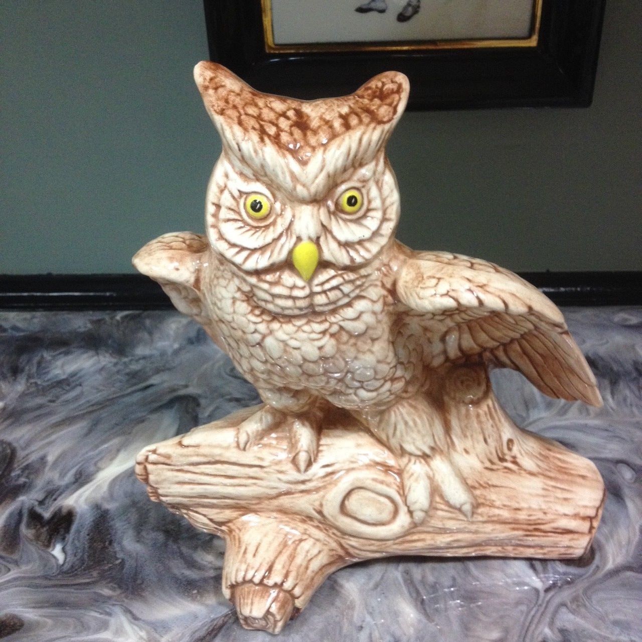 Primary image for VINTAGE 1980 MACKY MOLD CERAMIC HAND PAINTED OWL
