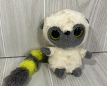 YooHoo &amp; Friends small plush lemur yellow striped tail beanbag toy Aurora - £3.55 GBP