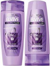 L'Oreal Paris Elvive Volume Filler Thickening Shampoo and Conditioner Set, 12.6  - $17.81
