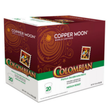 Copper Moon DECAF Colombian Coffee 20 to 144 Keurig Kcup Pick Any Size FREE SHIP - £31.31 GBP+