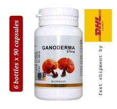 6 boxes x Gano Excel Ganoderma 90 Capsules with Ganoderma Lucidum LingZhi - DHL - £189.84 GBP