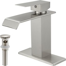 Modern Deck Mount Deck Plate Supply Hose Included Bathroom Faucet For Si... - $59.95
