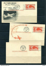 USA 1949 3 Postal Stationary cards cancel Washington D.C. First day issu... - $9.90