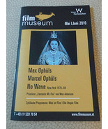Film Museum Vienna Austria Movie Program Max Ophuls; NY New Wave; Wes An... - £5.50 GBP