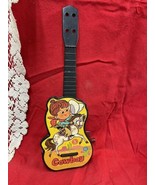Vintage 1970 Mattel Musical Cowboy Black Plastic Guitar Parts/Repair Mus... - £6.23 GBP