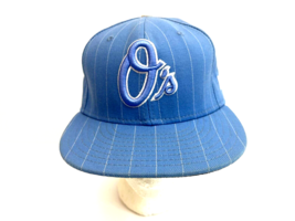Baltimore Orioles O's New Era 59fifty Fitted Cap Rare Alternate Blue Pinstripe - $42.56